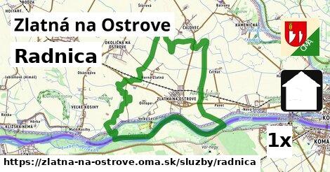 Radnica, Zlatná na Ostrove