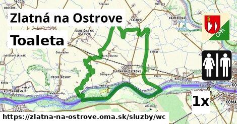 Toaleta, Zlatná na Ostrove