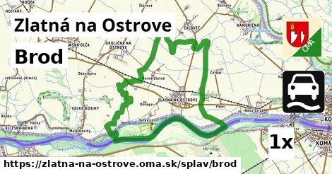Brod, Zlatná na Ostrove