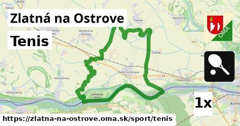 Tenis, Zlatná na Ostrove