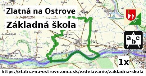 Základná škola, Zlatná na Ostrove