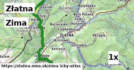 zima v Złatna