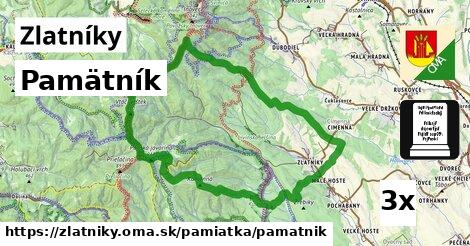 Pamätník, Zlatníky