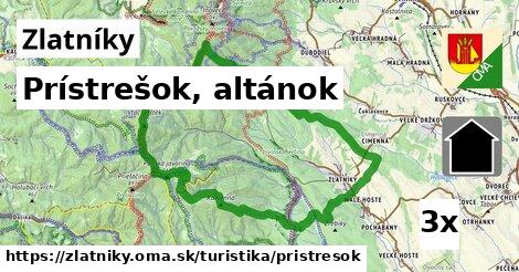 Prístrešok, altánok, Zlatníky