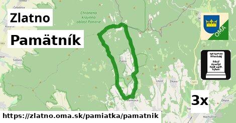 Pamätník, Zlatno