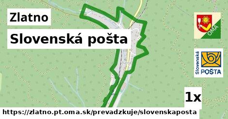 Slovenská pošta, Zlatno, okres PT
