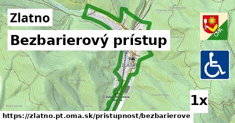 Bezbarierový prístup, Zlatno, okres PT