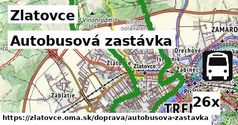 Autobusová zastávka, Zlatovce