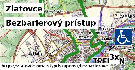 Bezbarierový prístup, Zlatovce