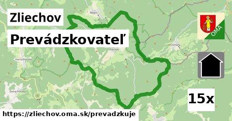 prevádzkovateľ v Zliechov