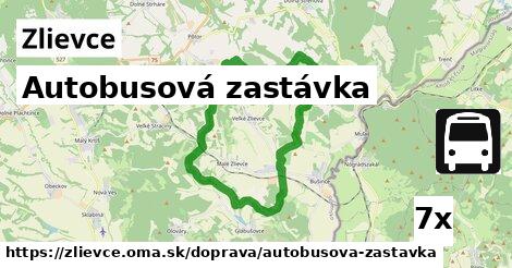 Autobusová zastávka, Zlievce