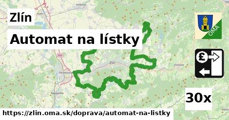 automat na lístky v Zlín