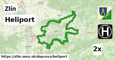 heliport v Zlín