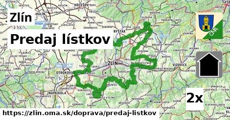 predaj lístkov v Zlín