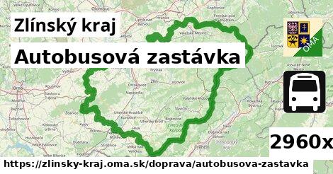 Autobusová zastávka, Zlínský kraj