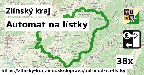 Automat na lístky, Zlínský kraj