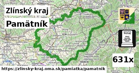 Pamätník, Zlínský kraj