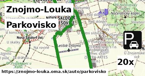 parkovisko v Znojmo-Louka