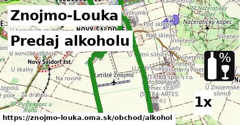 predaj alkoholu v Znojmo-Louka