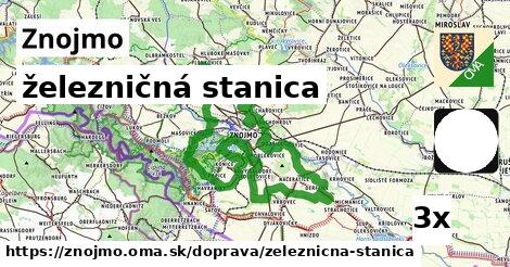 železničná stanica, Znojmo