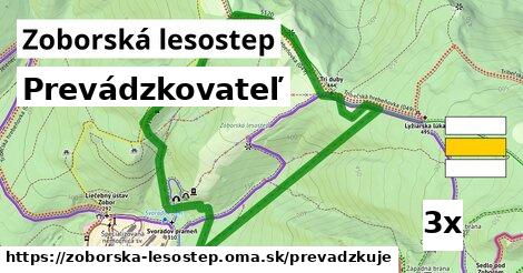 prevádzkovateľ v Zoborská lesostep