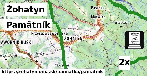 Pamätník, Żohatyn