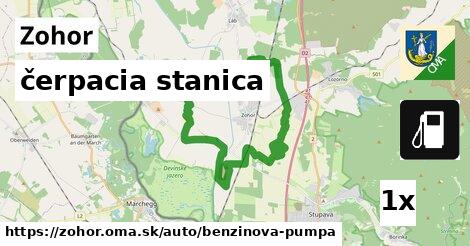 čerpacia stanica, Zohor