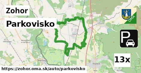 Parkovisko, Zohor