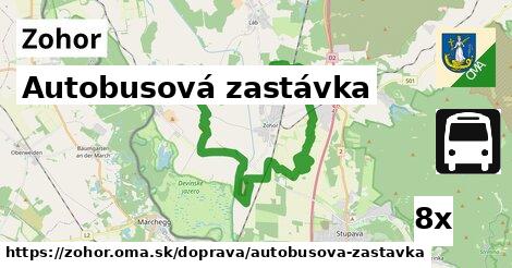 Autobusová zastávka, Zohor