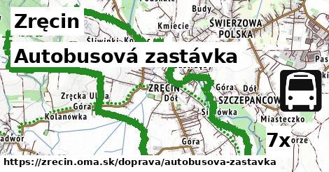 Autobusová zastávka, Zręcin