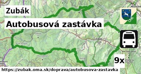 Autobusová zastávka, Zubák
