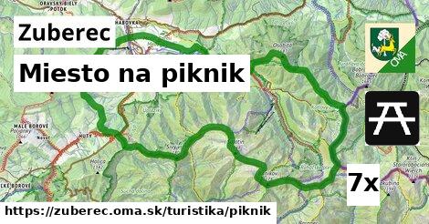 miesto na piknik v Zuberec