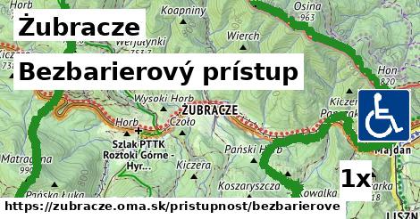 bezbarierový prístup v Żubracze