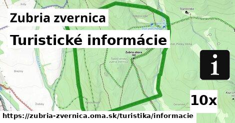 Turistické informácie, Zubria zvernica