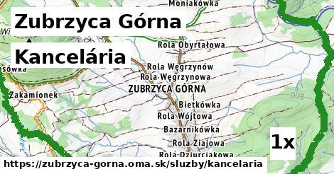 Kancelária, Zubrzyca Górna