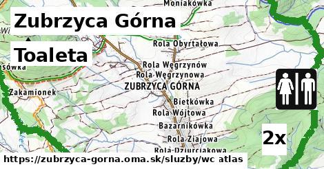 Toaleta, Zubrzyca Górna