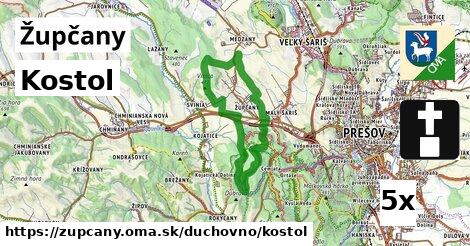 Kostol, Župčany