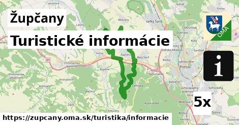 Turistické informácie, Župčany