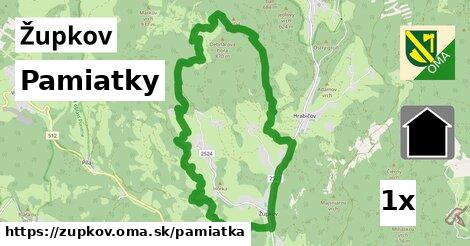 pamiatky v Župkov