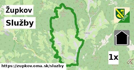 služby v Župkov