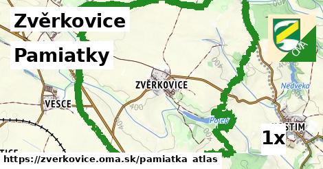 pamiatky v Zvěrkovice