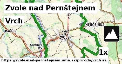 Vrch, Zvole nad Pernštejnem