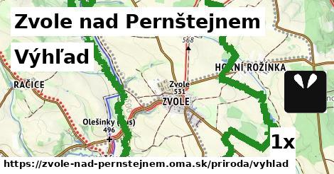 Výhľad, Zvole nad Pernštejnem