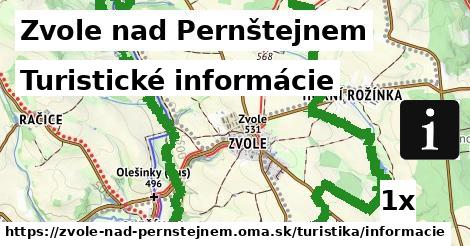 Turistické informácie, Zvole nad Pernštejnem