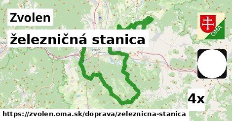 železničná stanica, Zvolen