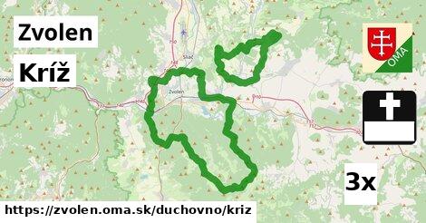 Kríž, Zvolen