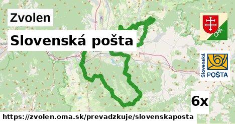 Slovenská pošta, Zvolen