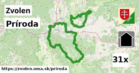 príroda v Zvolen