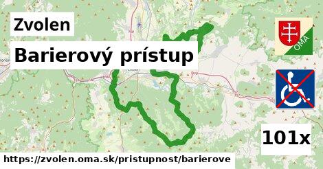 Barierový prístup, Zvolen