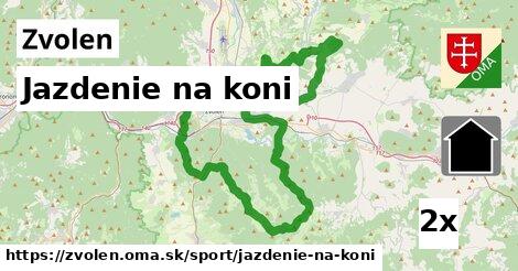 Jazdenie na koni, Zvolen